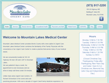 Tablet Screenshot of mtlakesmedical.com